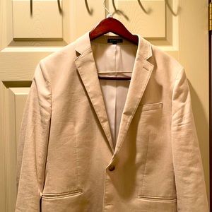 Express Beige Sports coat 40 Regular Slim Fit
